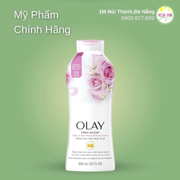 Sữa tắm Olay Fresh Outlast Note Of Rose Water And Sweet 700ml