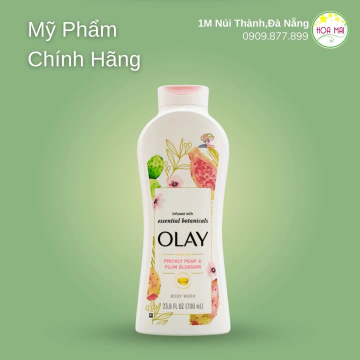 Sữa Tắm Olay Infused With Essential Botanicals Prickly Pear & Plum Blossom Body Wash 700ml